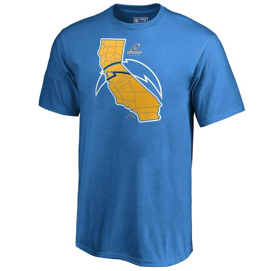 Men's Chargers Light Blue 2018 NFL Playoffs T-Shirt,We sell and wholesale Men's Chargers Light Blue 2018 NFL Playoffs T-Shirt on line form chian!